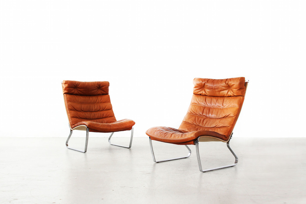 Lounge Chairs by Jørgen Kastholm for Kill International