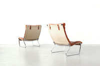 Lounge Chairs by Jørgen Kastholm for Kill International