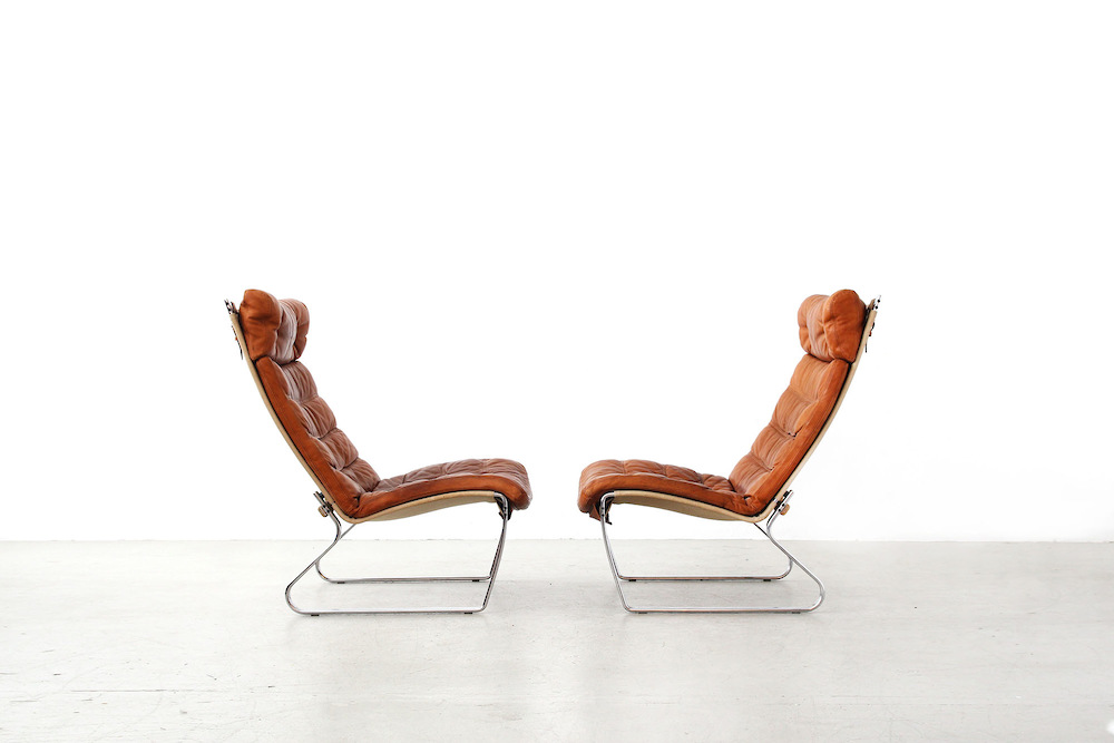 Lounge Chairs by Jørgen Kastholm for Kill International