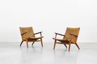 Lounge Chairs by Hans J. Wegner for Carl Hansen